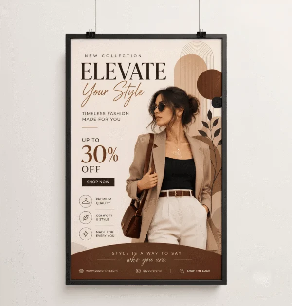 Indoor Poster printed by A3 Print House