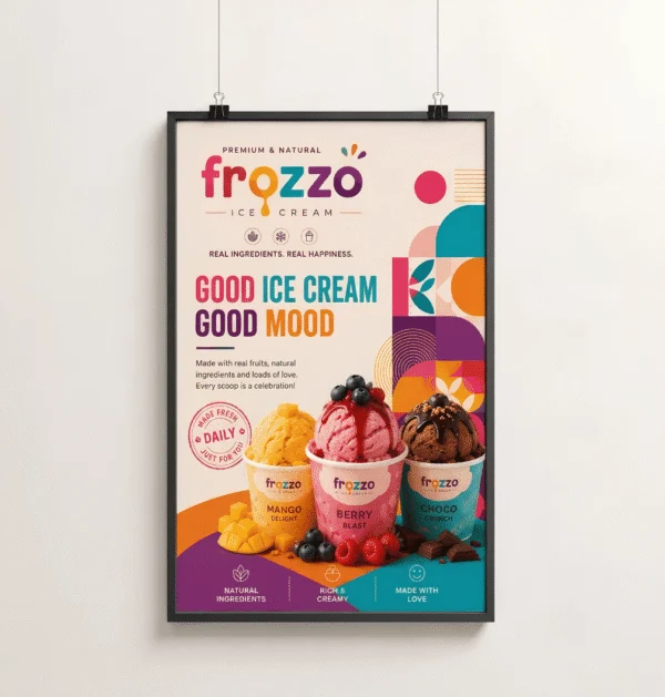 Indoor Poster printed by A3 Print House
