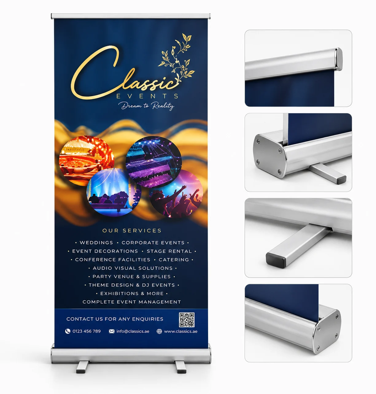 Roller Banner printed by A3 Print House
