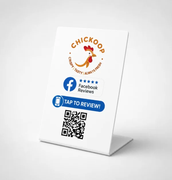 NFC Card and Stand Combo printed by A3 Print House