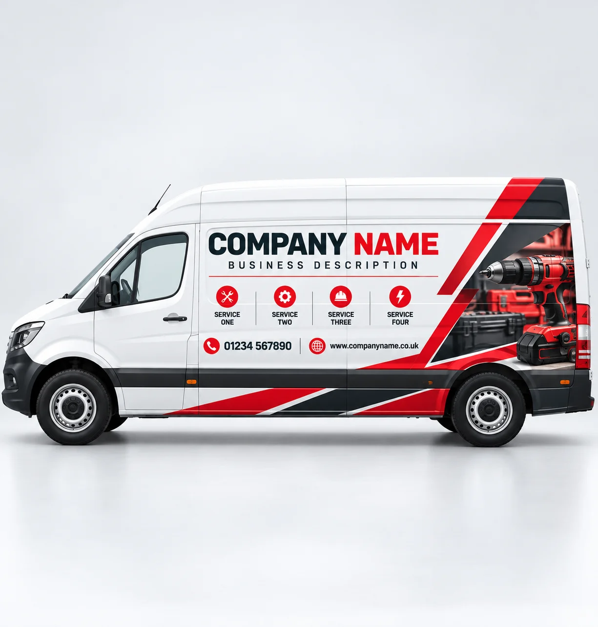 Large Van printed by A3 Print House